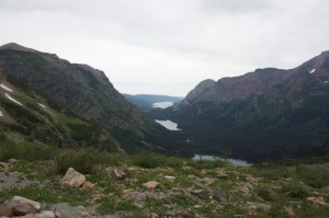 three lakes. Grinnell Glacier, Glacier National Park