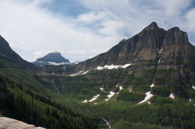 Going-to-the-Sun road to Logan Pass, Glacier National Park